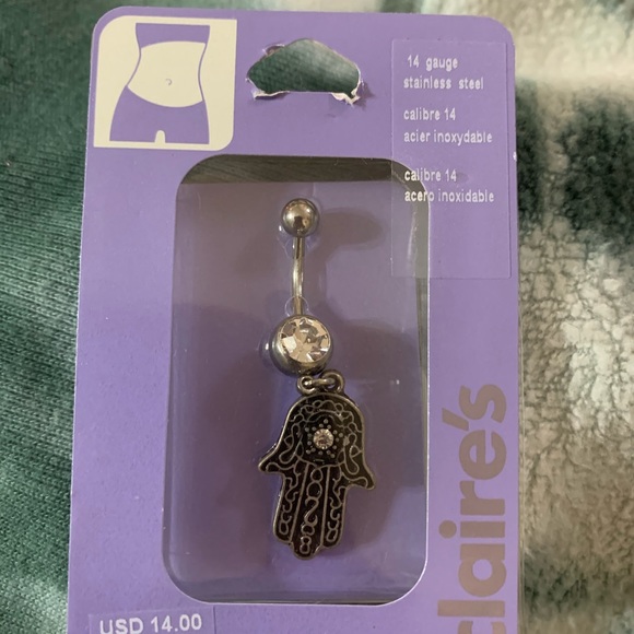 Claire’s hamsa belly button ring naval new - Picture 2 of 2